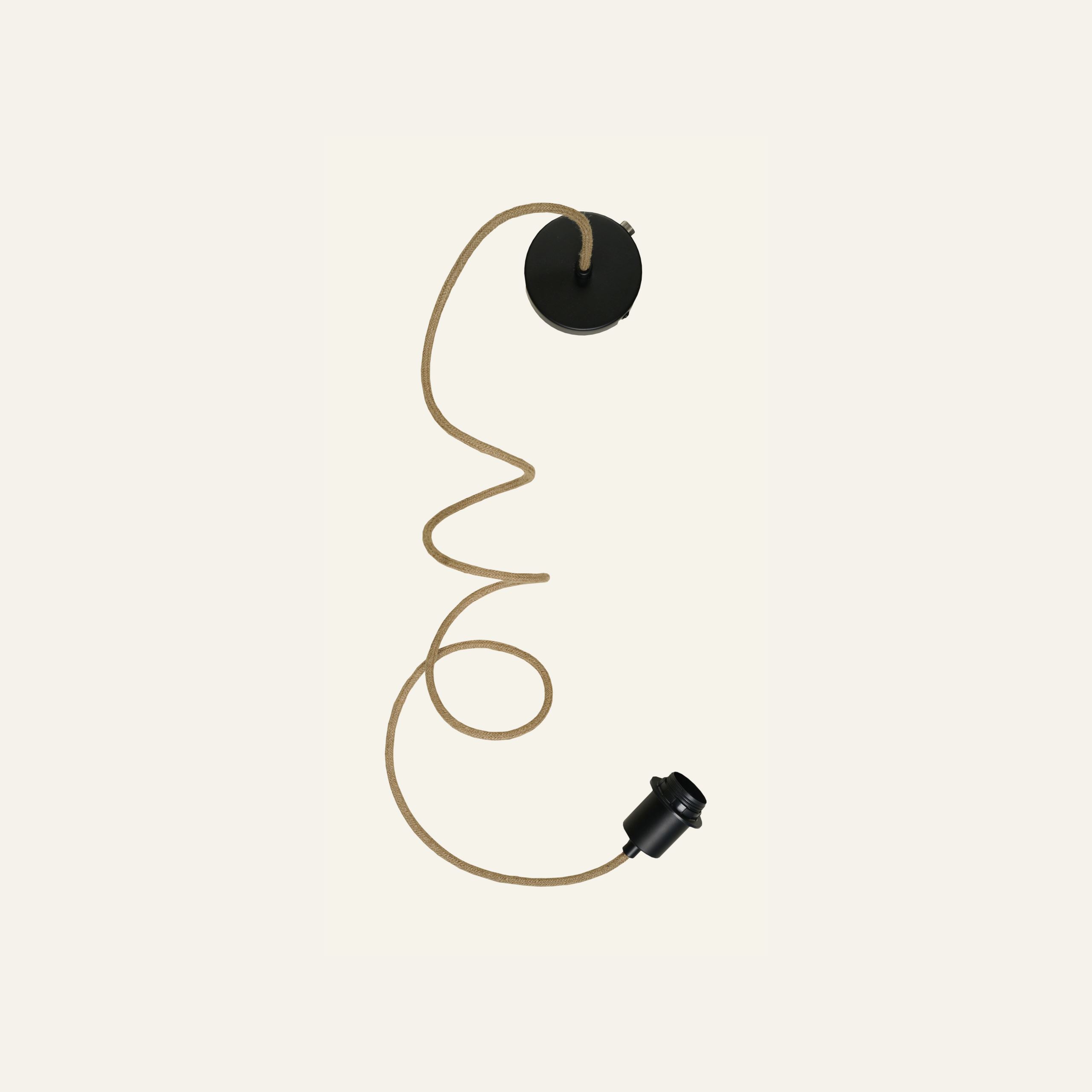 valaisinripustusjohto musta - 3