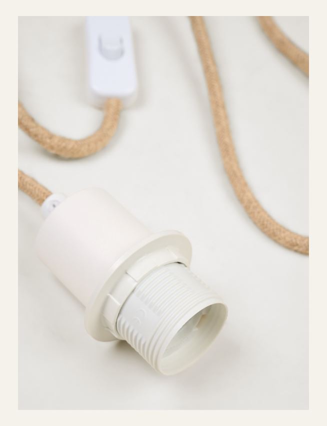 Valaisinjohto valkoinen - 3