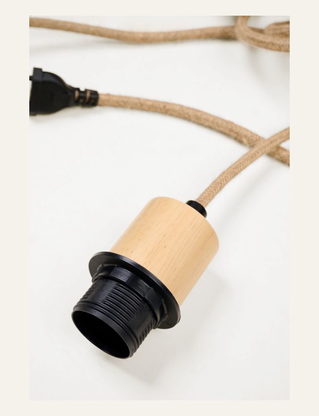 Valaisinjohto luonnonväri - 2