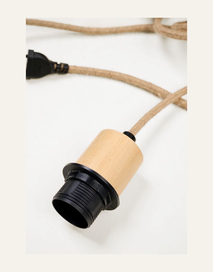 Valaisinjohto luonnonväri - 2