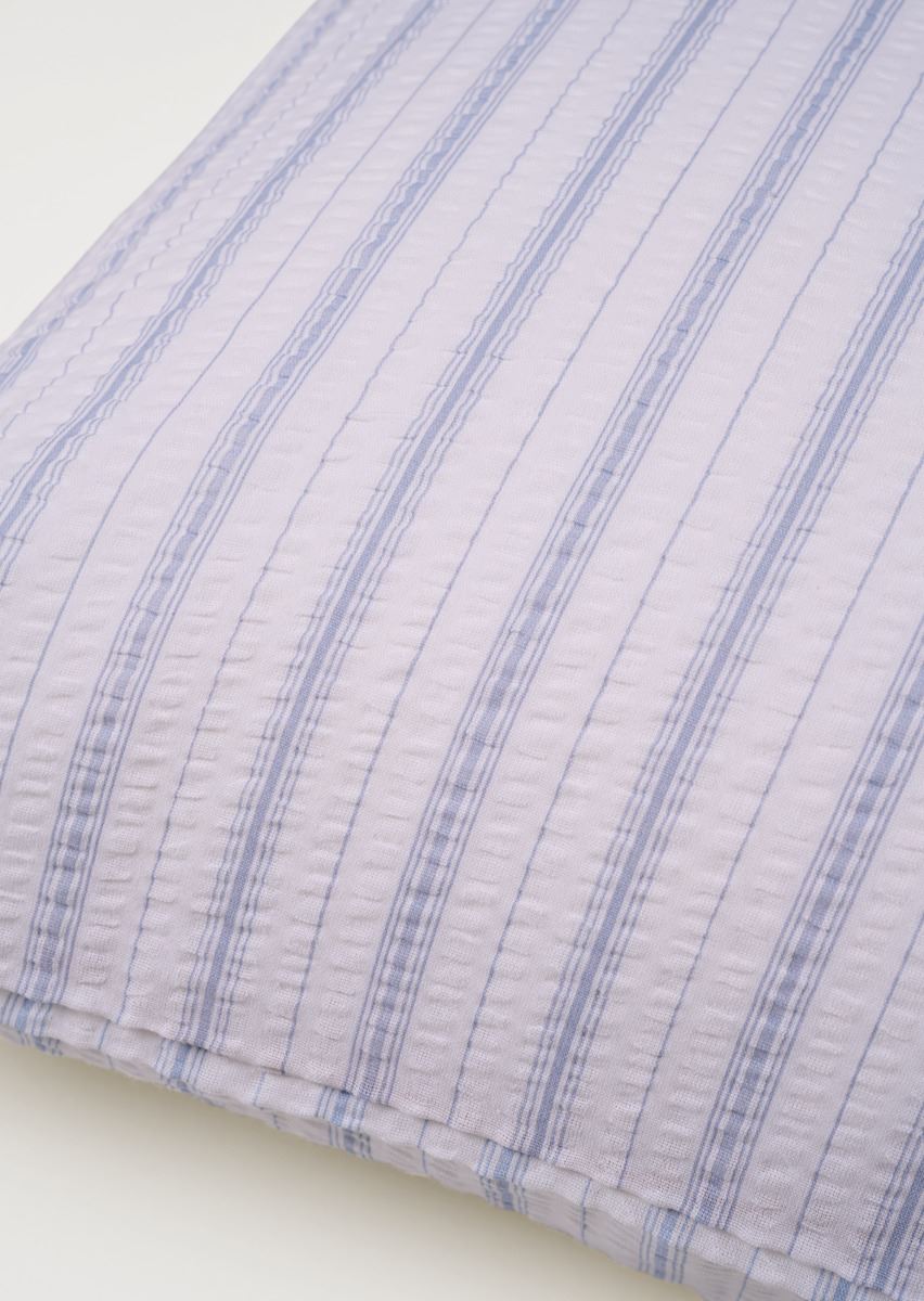 Tyynyliina kreppipuuvillaa vaaleansininen - 2