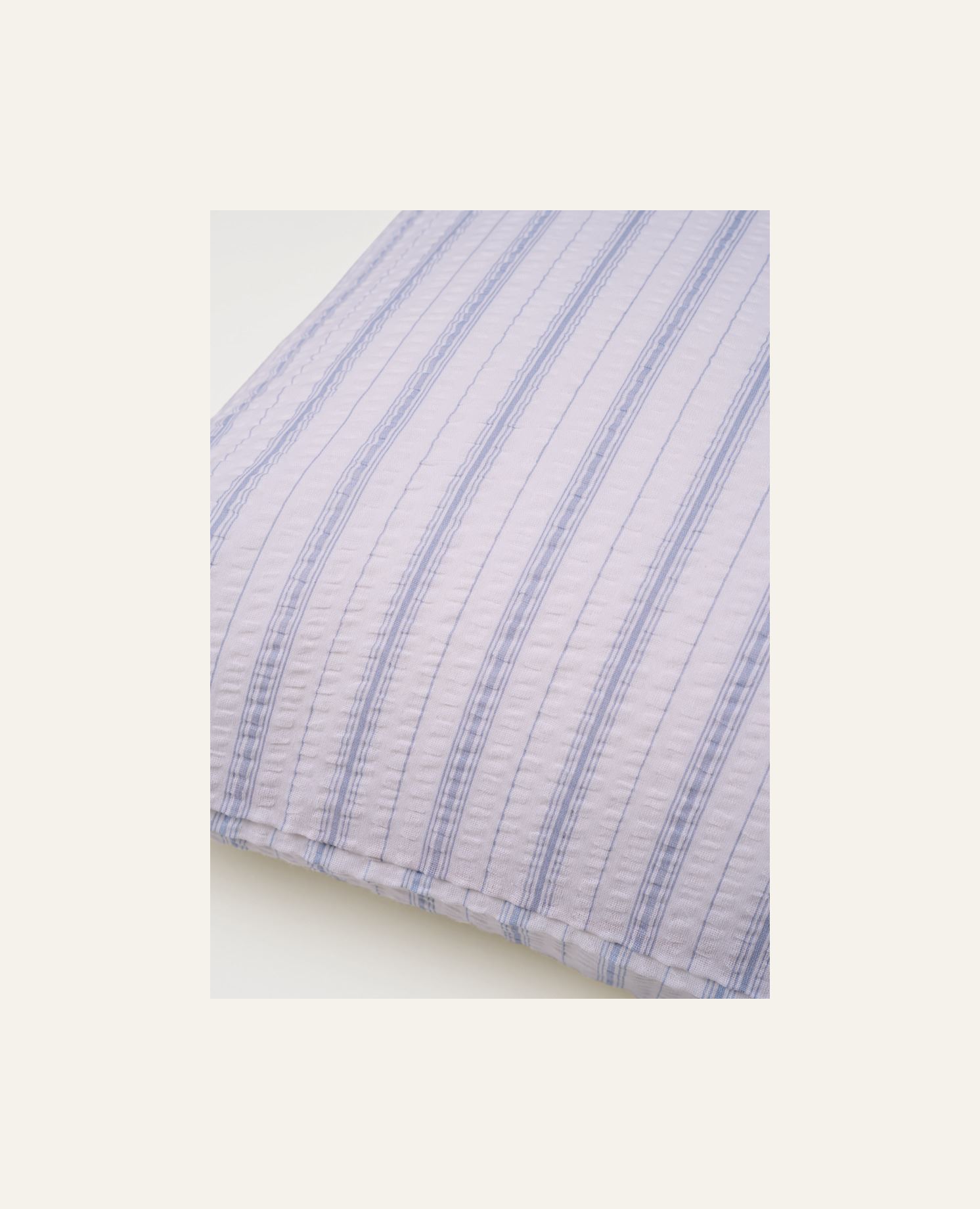 Tyynyliina kreppipuuvillaa vaaleansininen - 2