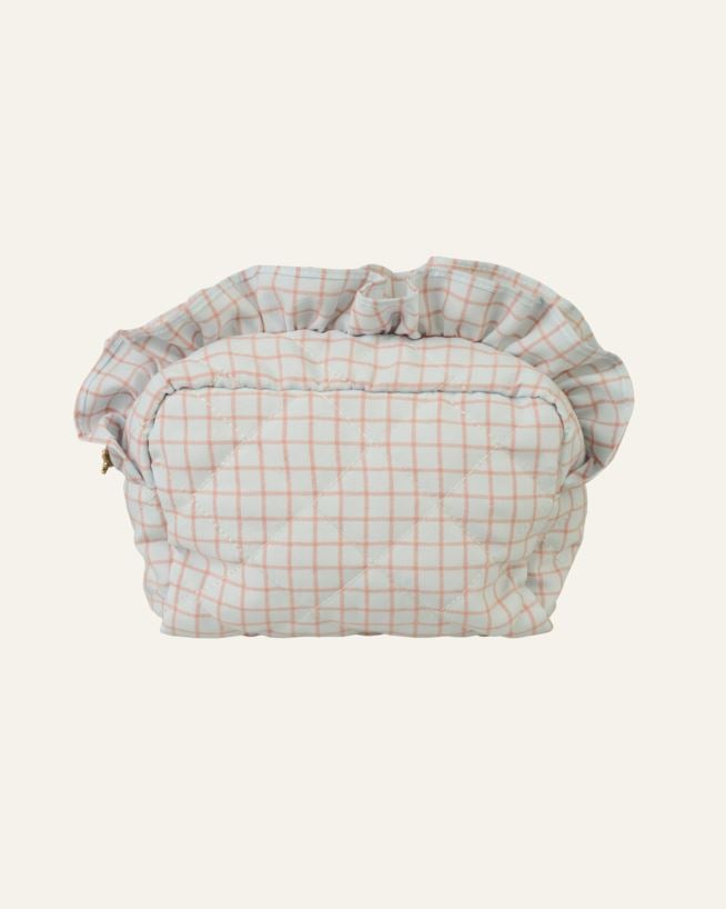 Keskikokoinen toilettilaukku vaaleansininen - 14x20 cm vaaleansininen - 1