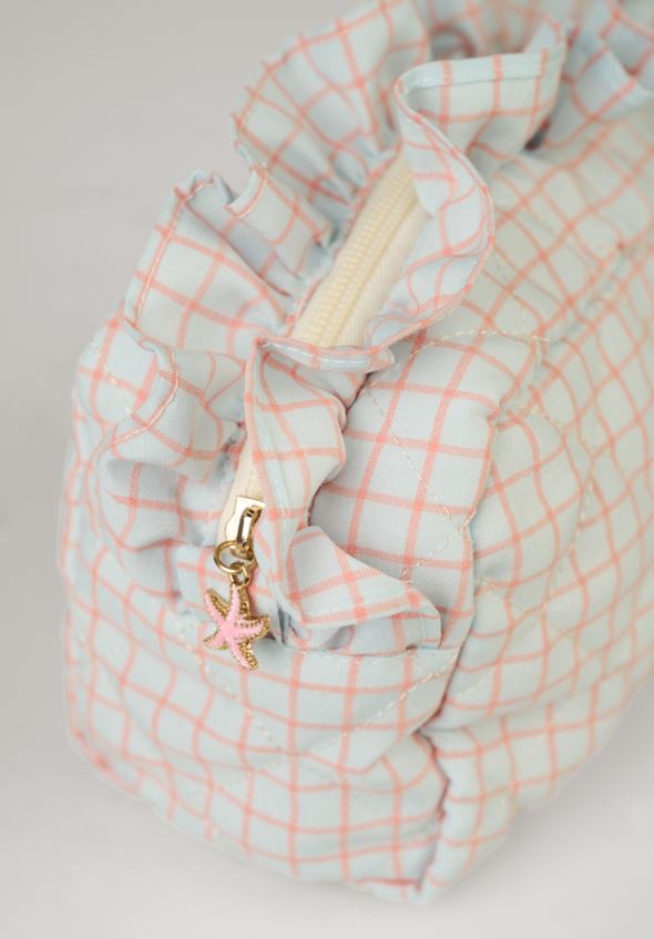 Keskikokoinen toilettilaukku vaaleansininen - 2