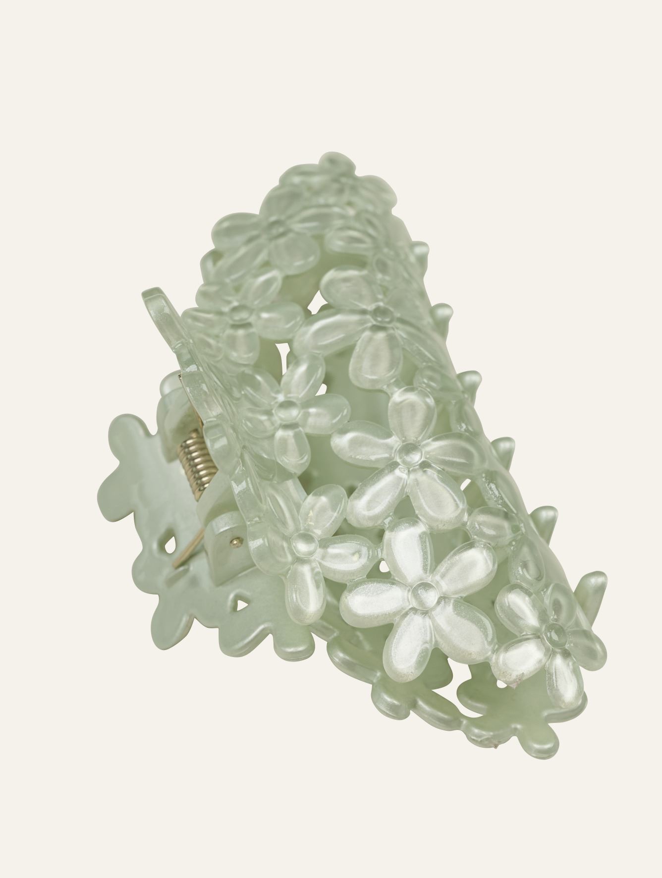 Hiusklipsi vaaleanvihreä - 3