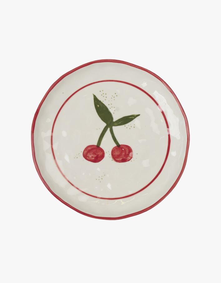 Lautanen punainen - ø16,5 cm punainen - 1