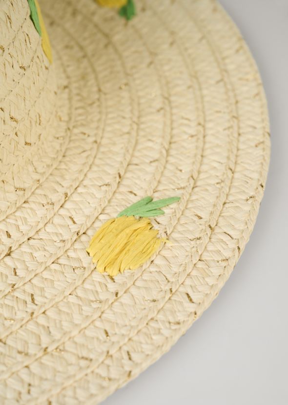 Olkihattu luonnonväri - 2