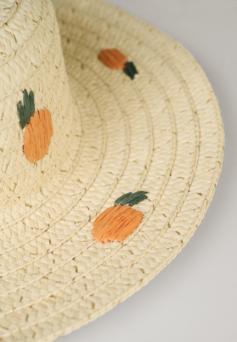 Olkihattu luonnonväri - 2