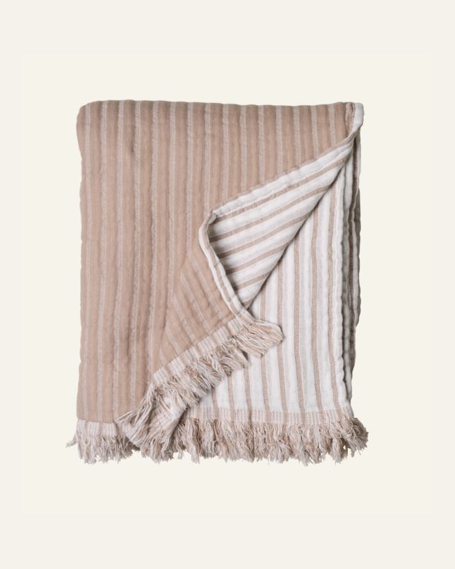 Torkkupeitto beige - 130x170 cm beige - 1