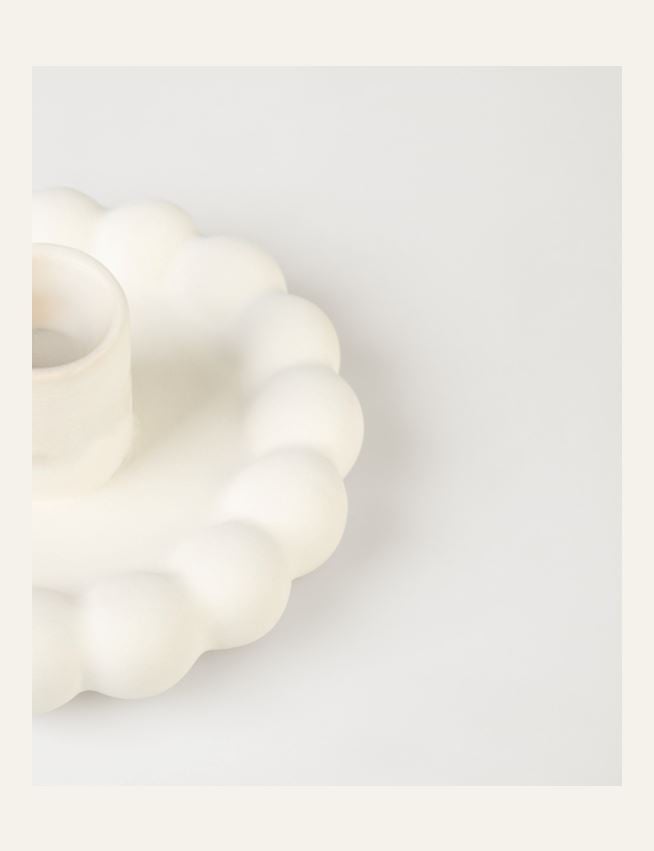 Kynttilänjalka valkoinen - 2