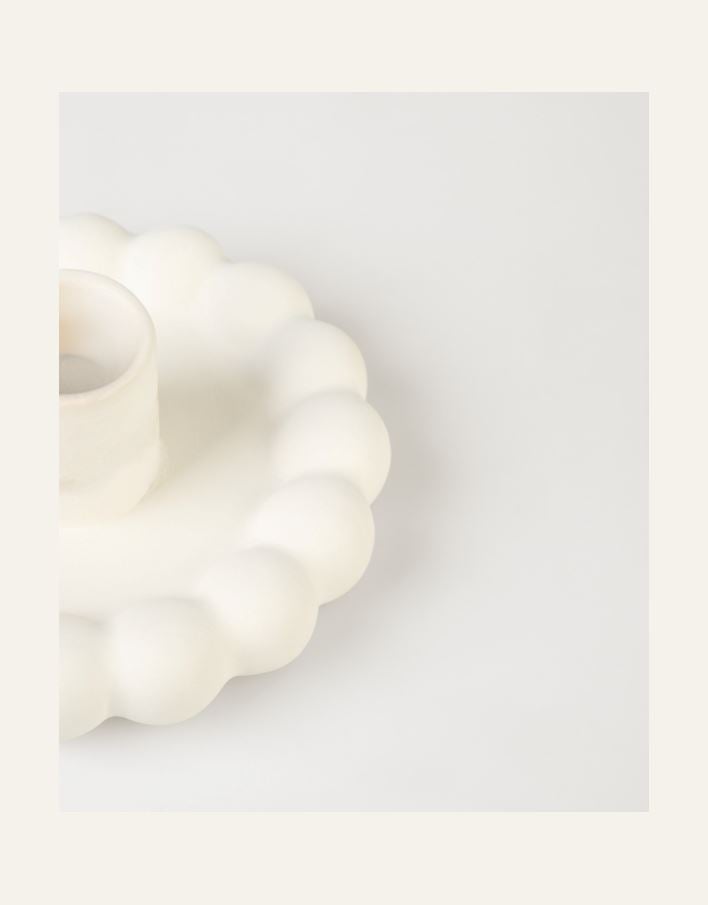 Kynttilänjalka valkoinen - 2