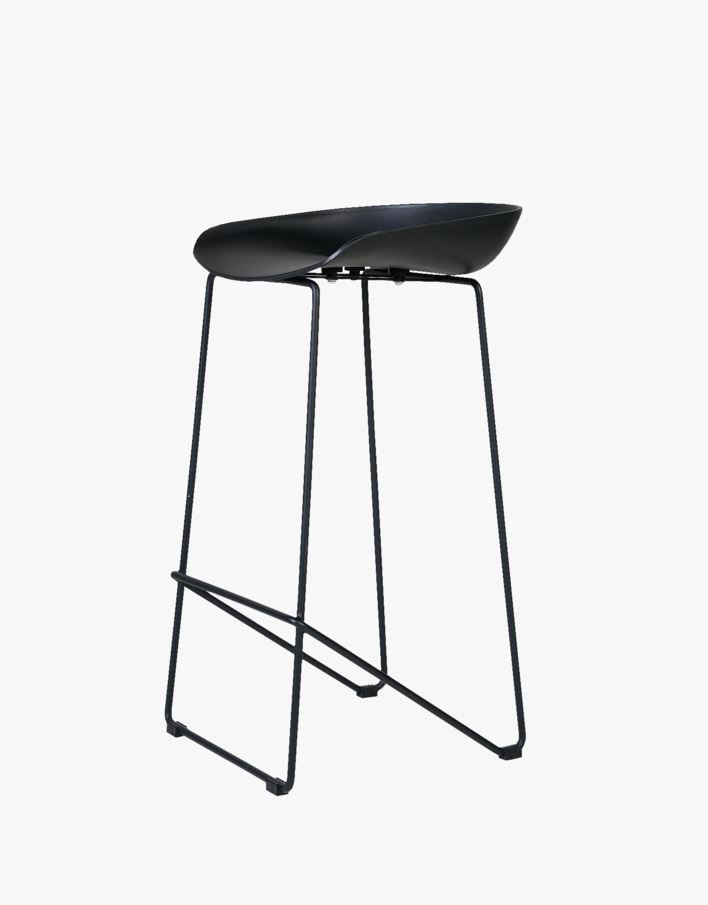 Baarijakkara musta - 44x43x79 cm musta - 1