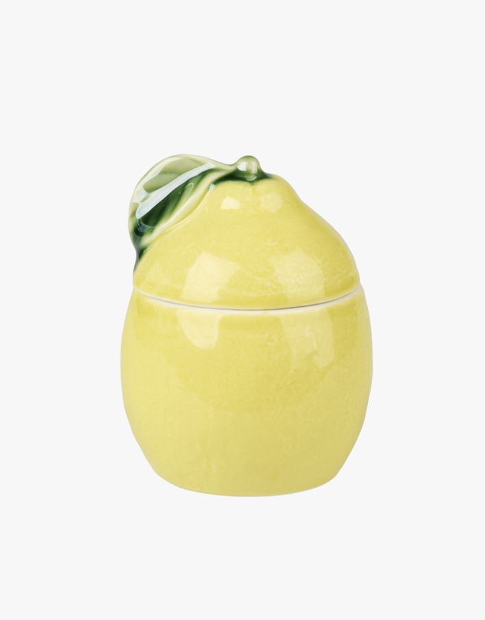 Säilytysrasia kannella keltainen - ø8,5 h10,5 cm keltainen - 1