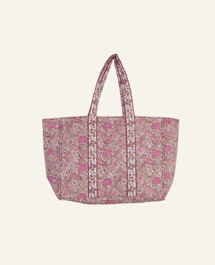 Kangaskassi moniväri/roosa - 38x48 cm moniväri/roosa - 1