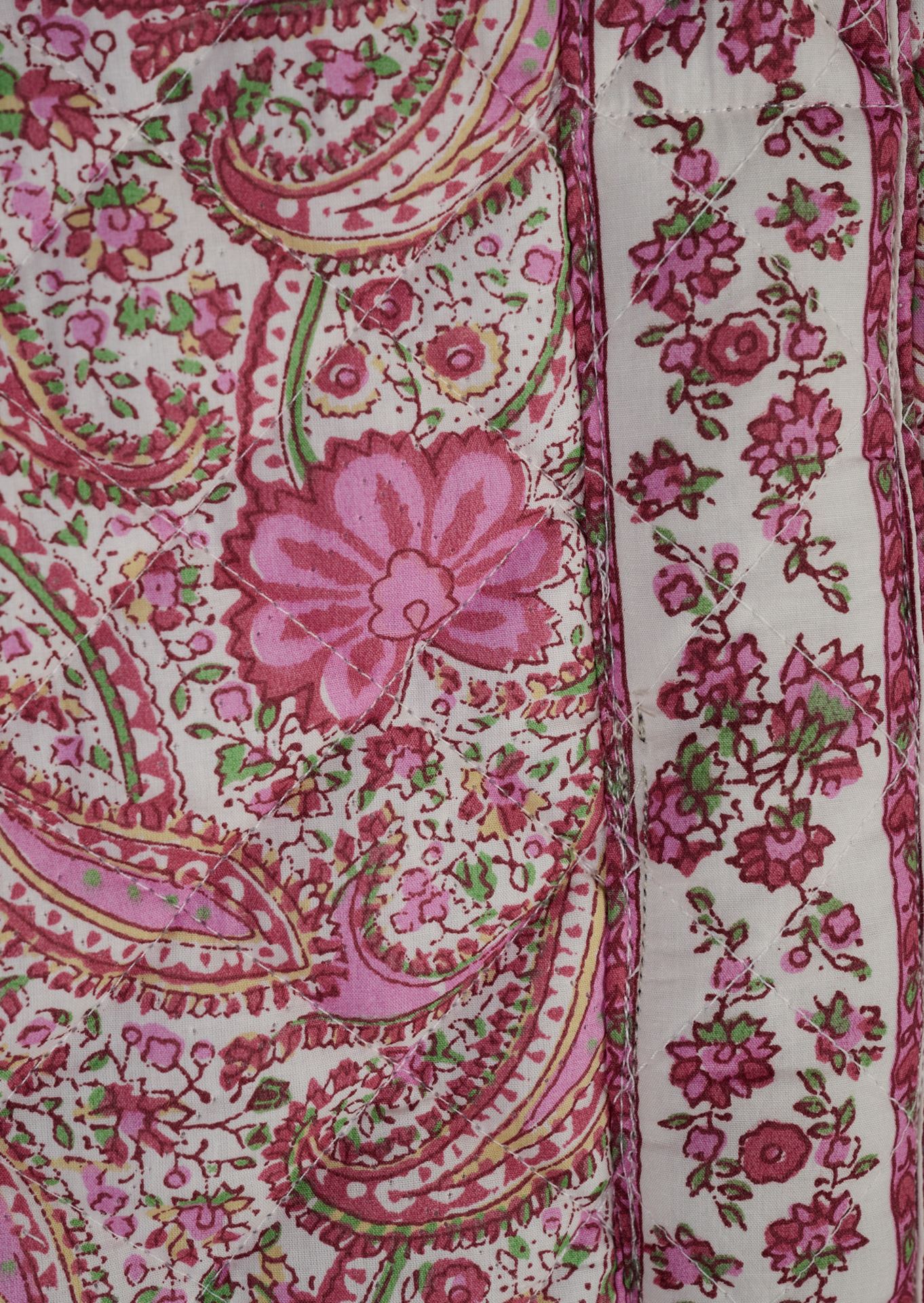 Pieni kangaskassi moniväri/roosa - 2