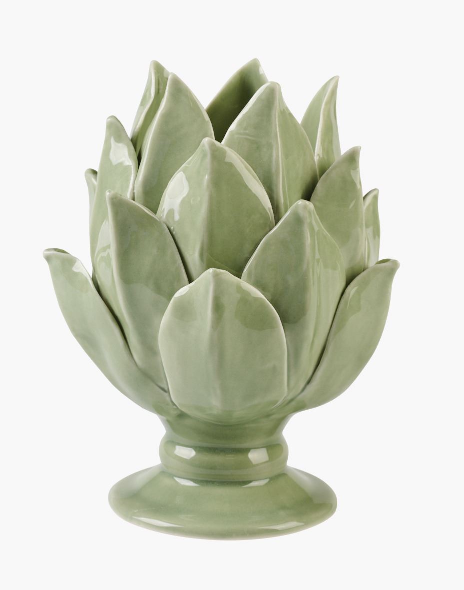 Kynttilälyhty vihreä - 14x14x10 cm vihreä - 1