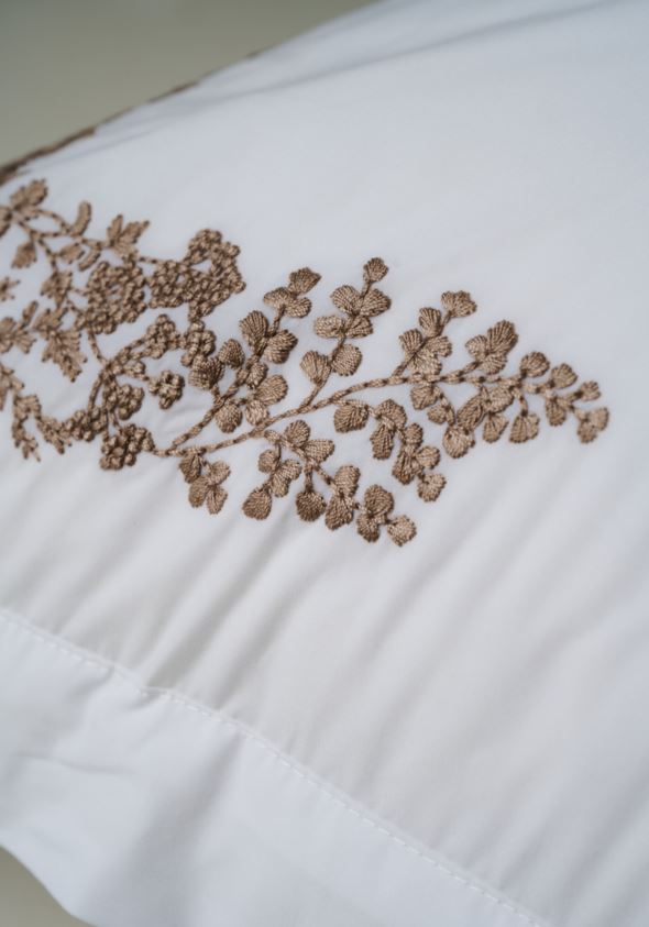 Tyynyliina puuvillaa valkoinen - 2