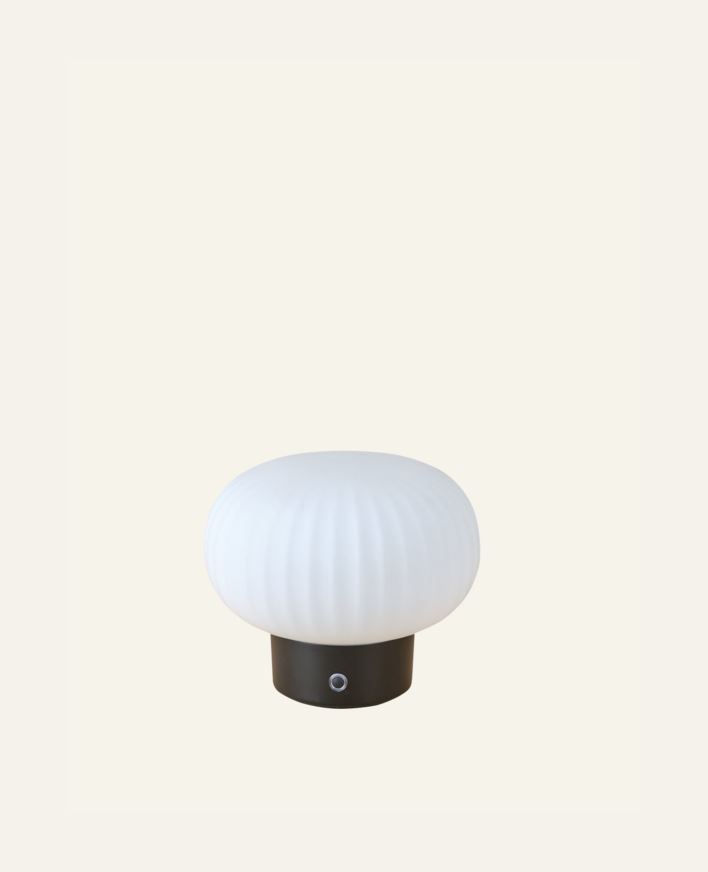 Ladattava pöytävalaisin musta - 13,4 cm ø15,6 musta - 1