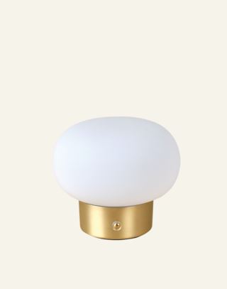 Alivine Ladattava pöytävalaisin messinki