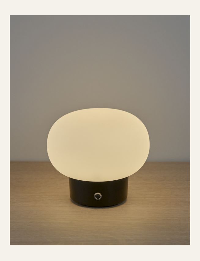 Ladattava pöytävalaisin musta - 2
