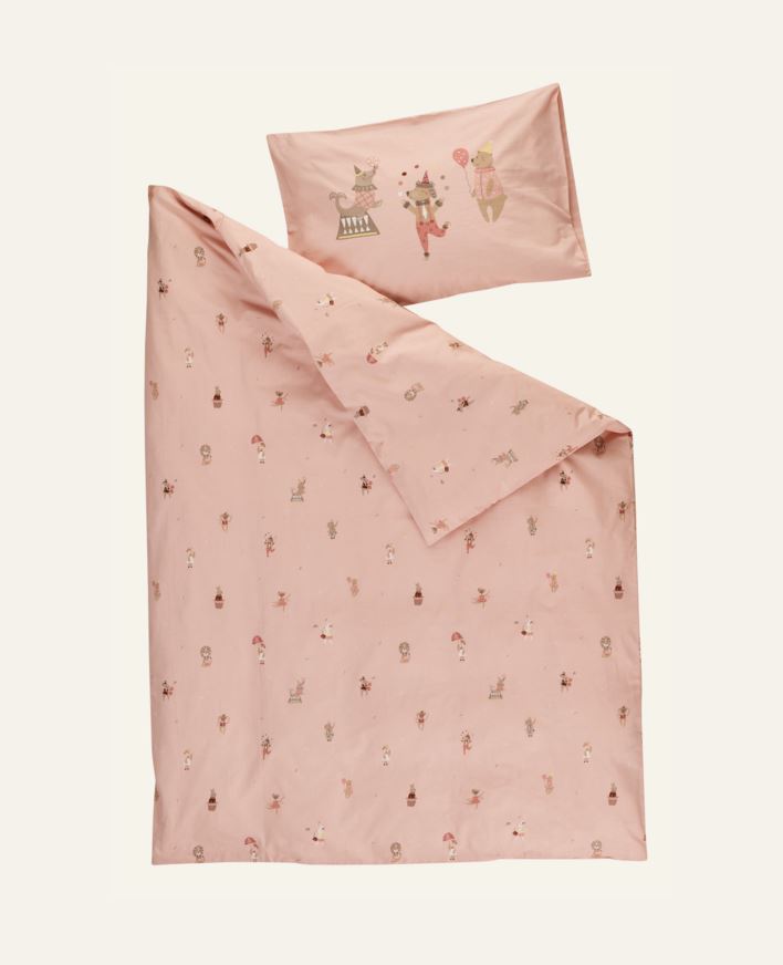 Vuodesetti vauva roosa - 100x130 38x55 cm roosa - 1