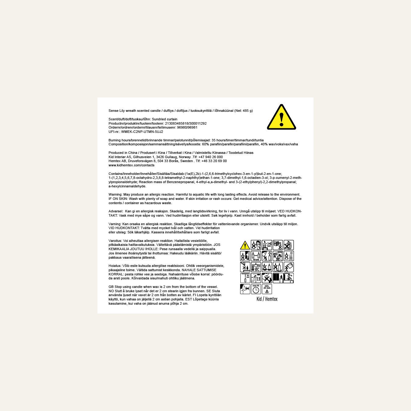 Tuoksukynttilä vaaleanvihreä - 3