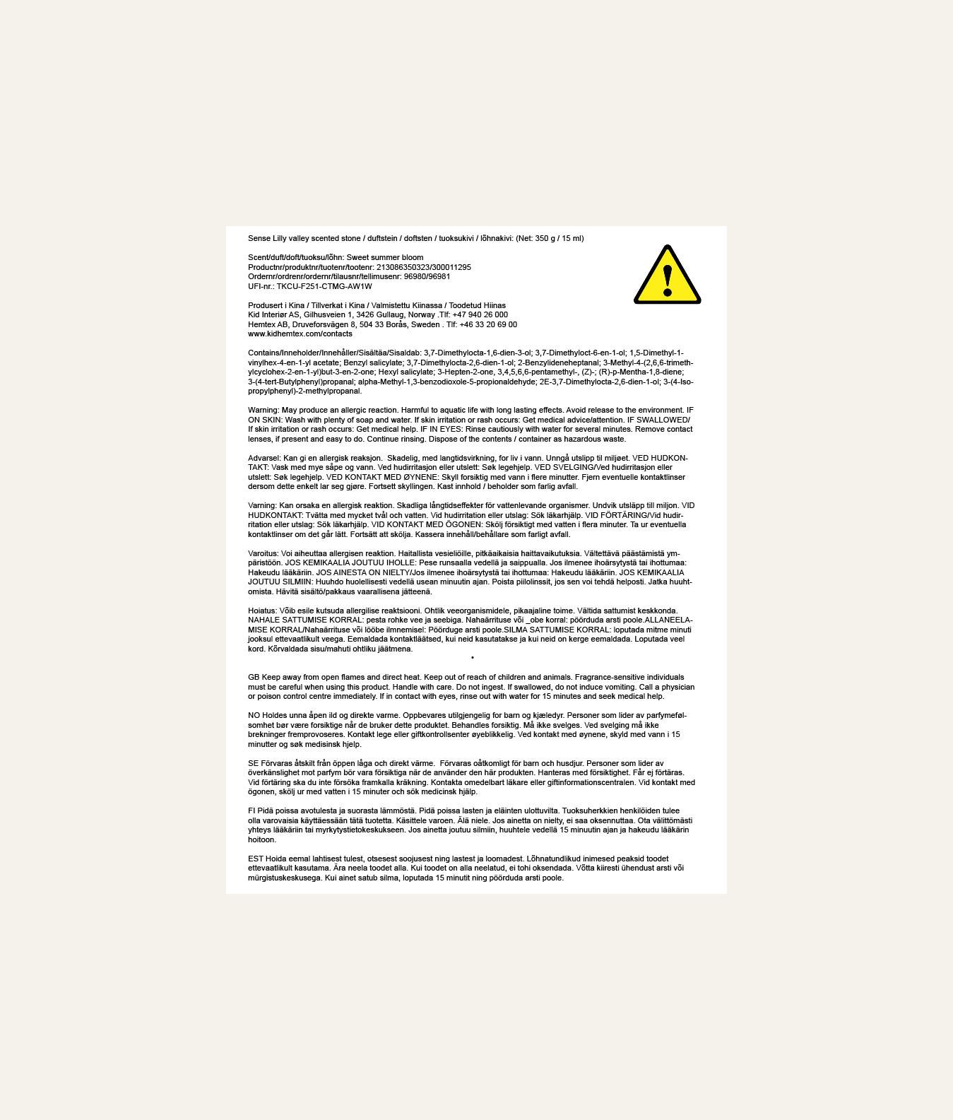 Tuoksukivet moniväri/beige - 4