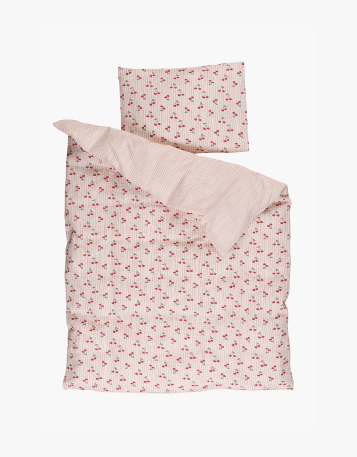 Pussilakanasetti koralli - 100x130 38x55 cm koralli - 1