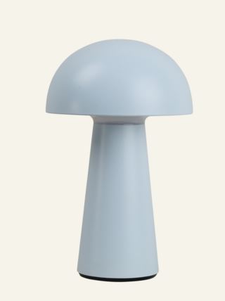 Isella Ladattava pöytävalaisin vaaleansininen