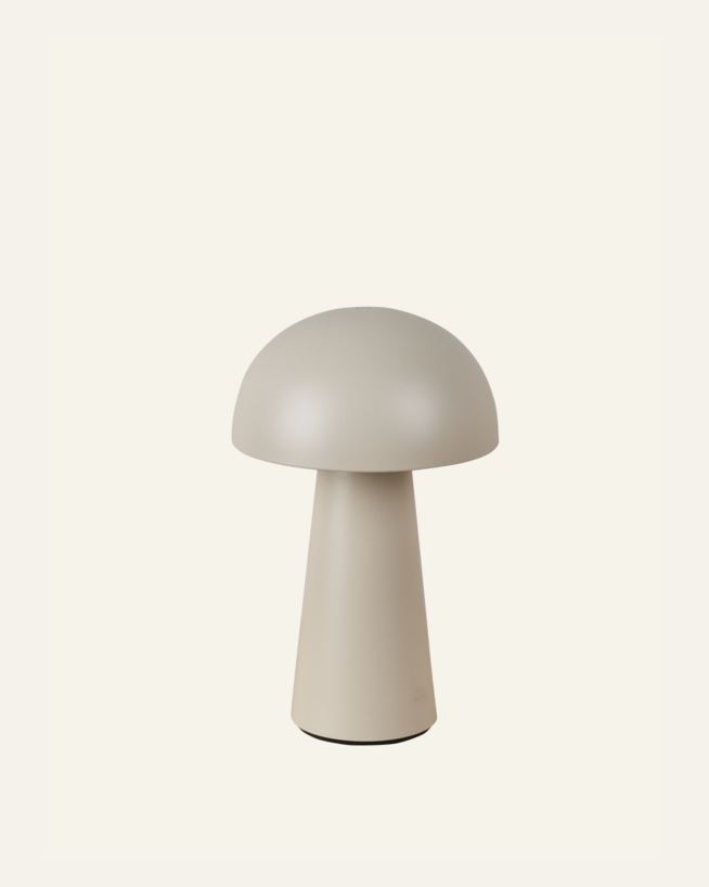 Ladattava pöytävalaisin beige - 21,5 cm ø13,7 beige - 1