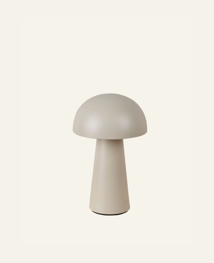 Ladattava pöytävalaisin beige - 21,5 cm ø13,7 beige - 1
