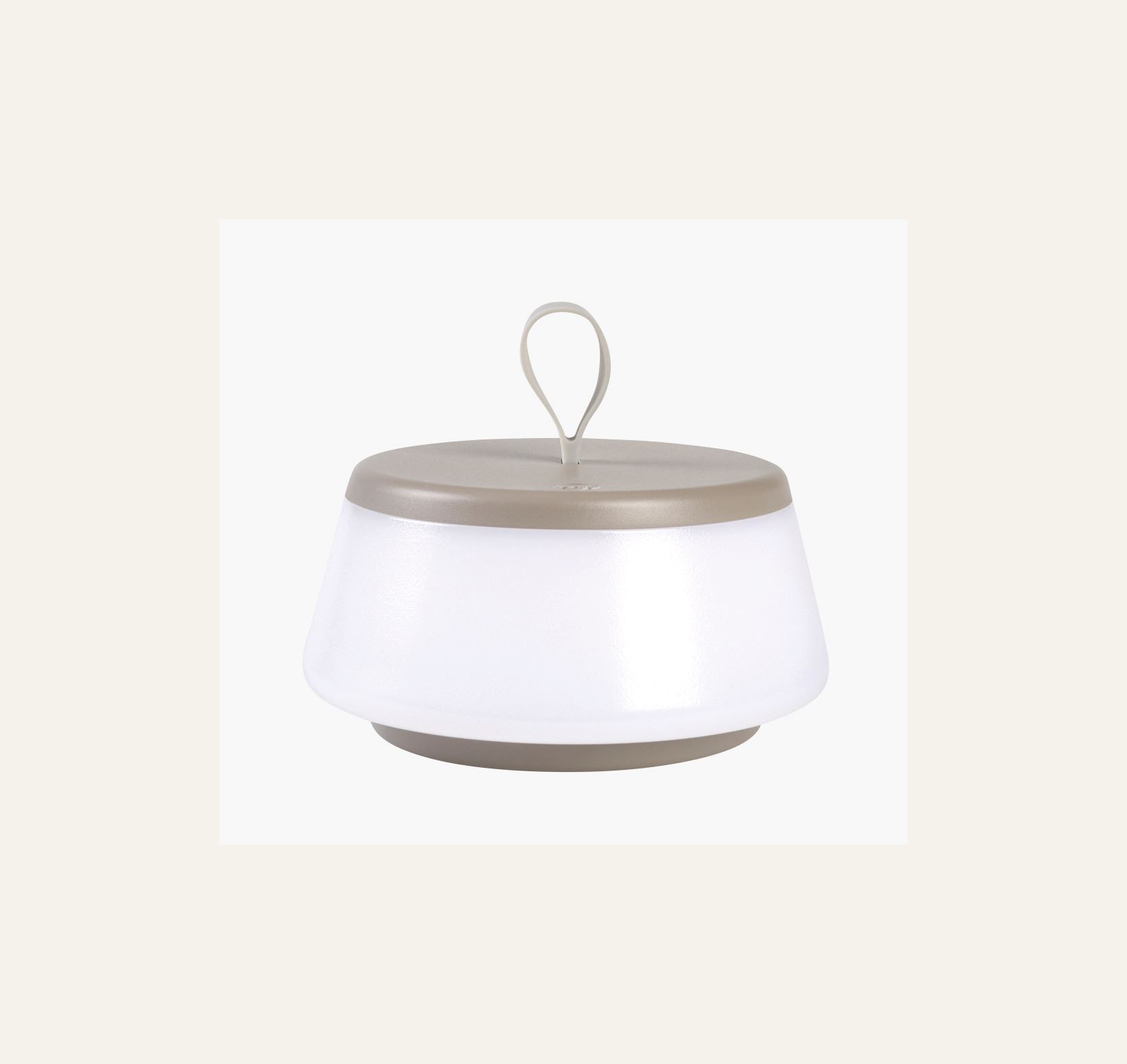 Ladattava pöytävalaisin harmaanruskea - 3