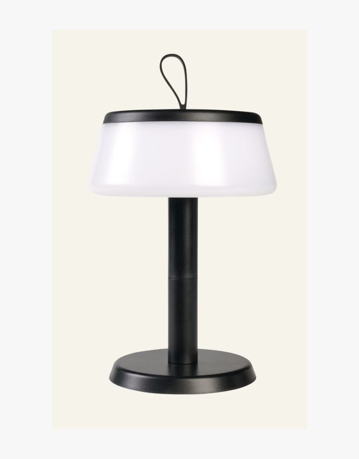 Ladattava pöytävalaisin musta - 22,9 cm ø14,2 musta - 1