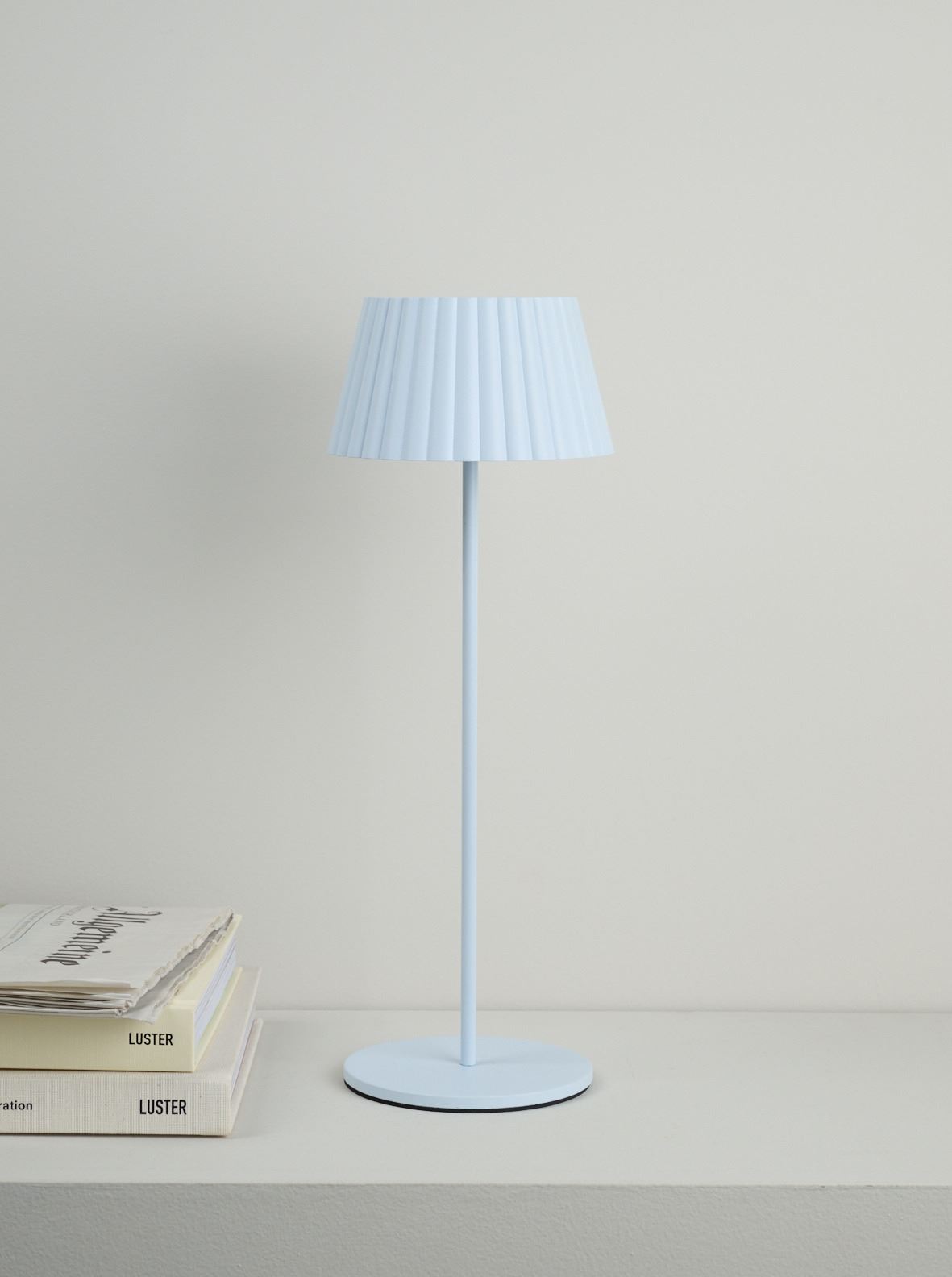 Ladattava pöytävalaisin vaaleansininen - 3