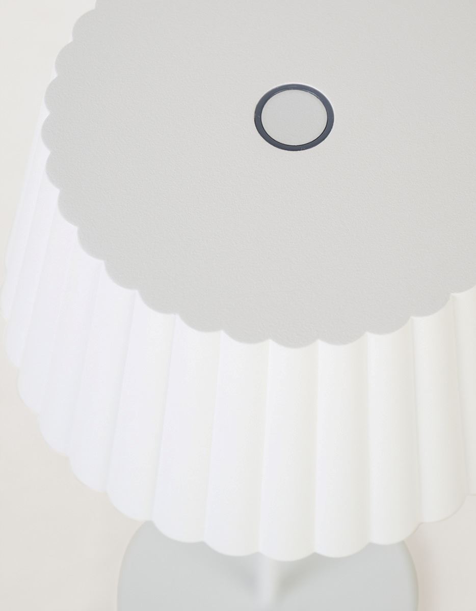 Ladattava pöytävalaisin valkoinen - 2