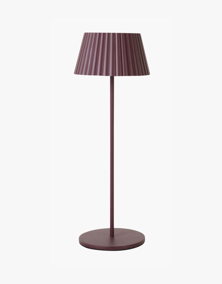 Led-valaisin viininpunainen - 37,5 cm ø13,5 viininpunainen - 1