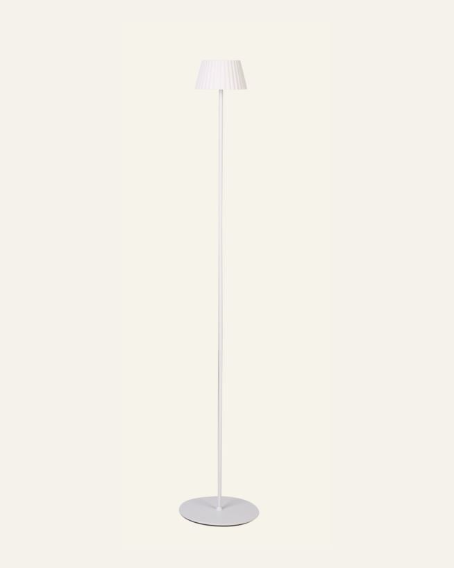 Ladattava lattiavalaisin valkoinen - 122 cm ø13,5 valkoinen - 1