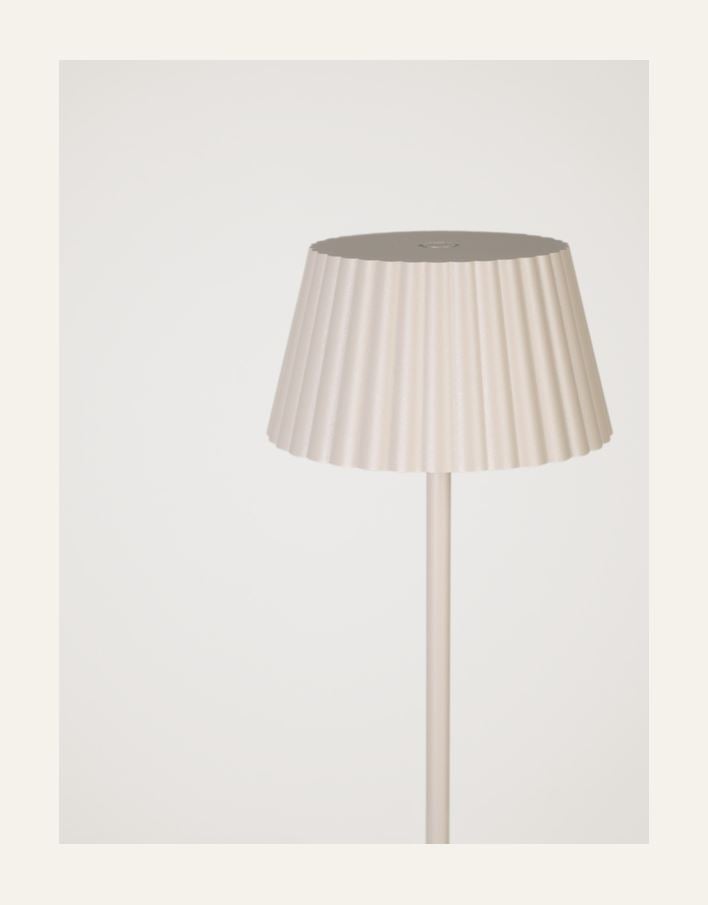 Ladattava lattiavalaisin beige - 2