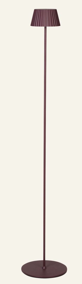 Nymera Ladattava lattiavalaisin viininpunainen