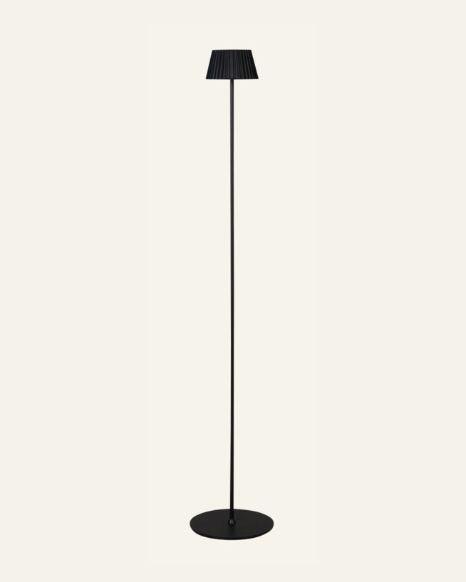 Ladattava lattiavalaisin musta - 122 cm ø13,5 musta - 1