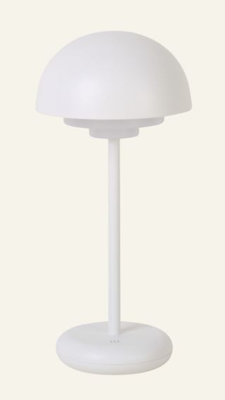 Solara Ladattava pöytävalaisin valkoinen