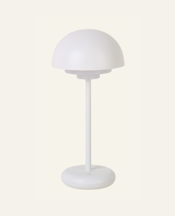 Ladattava pöytävalaisin valkoinen - 28,2 cm ø13,7 valkoinen - 1