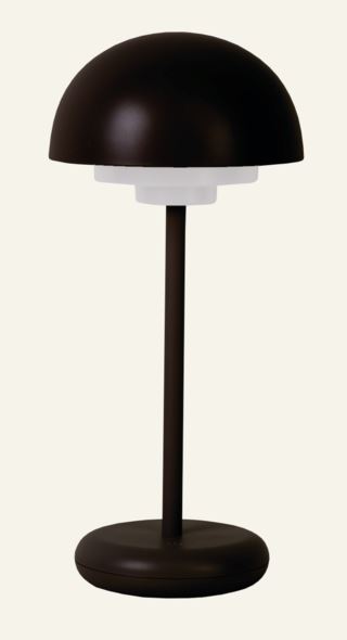 Solara Ladattava pöytävalaisin musta