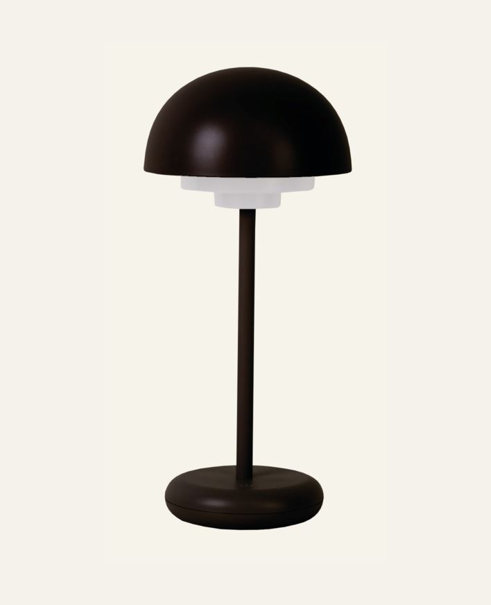 Ladattava pöytävalaisin musta - 28,2 cm ø13,7 musta - 1