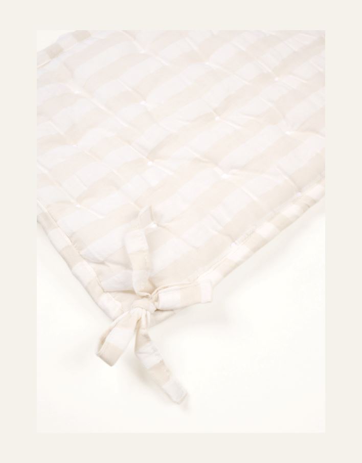 Pinnasängyn reunasuoja beige - 2