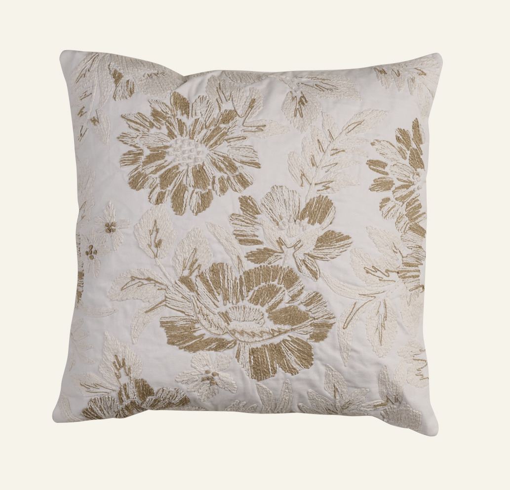 Koristetyynynpäällinen beige - 2