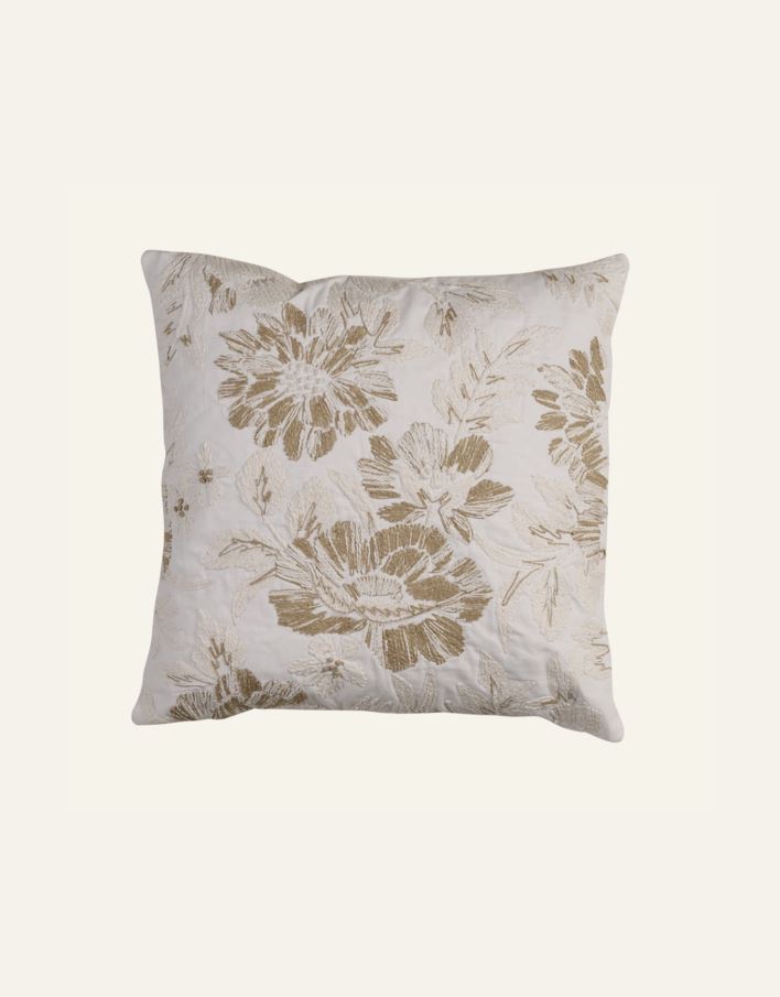 Koristetyynynpäällinen beige - 2