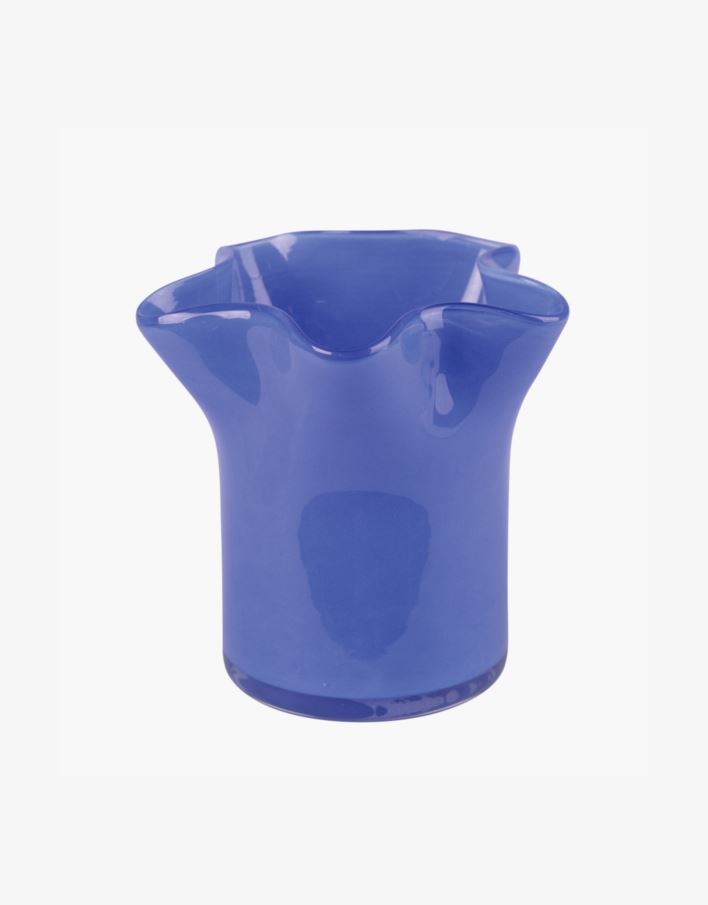 Kynttilälyhty sininen - 12x12x11,5 cm sininen - 1