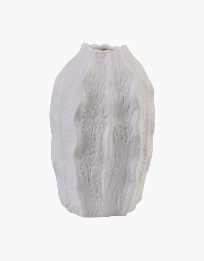 Maljakko valkoinen - 9x9x13,7 cm valkoinen - 1