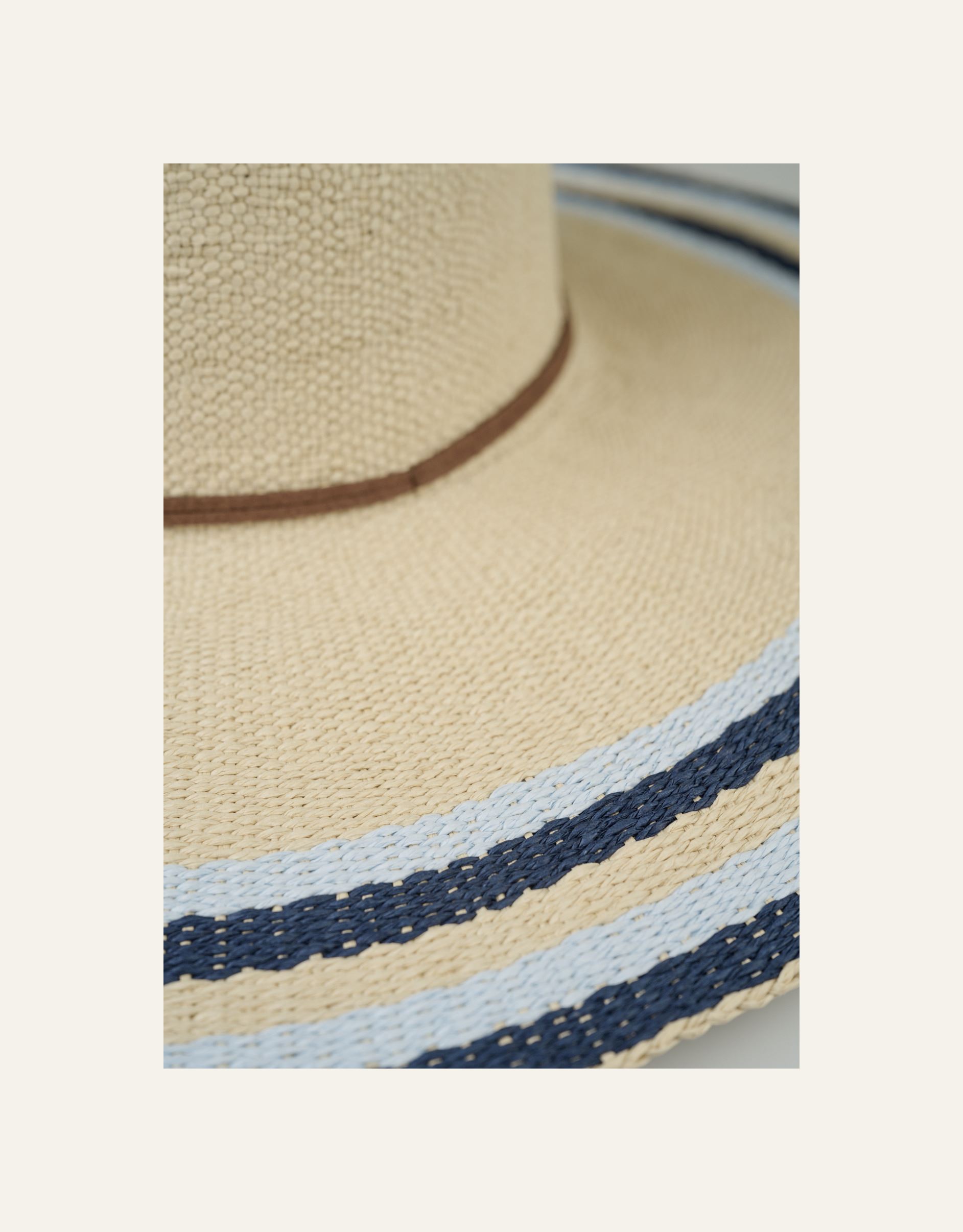 Olkihattu moniväri/sininen - 2